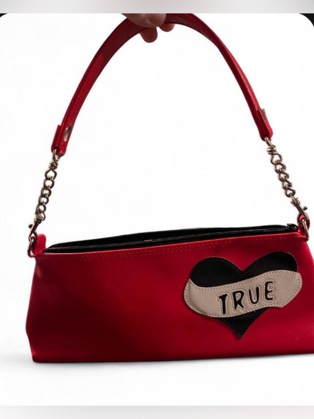 1st Generation VINTAGE 2003 Lux De Ville “True Love” Matte Red Shoulder Bag